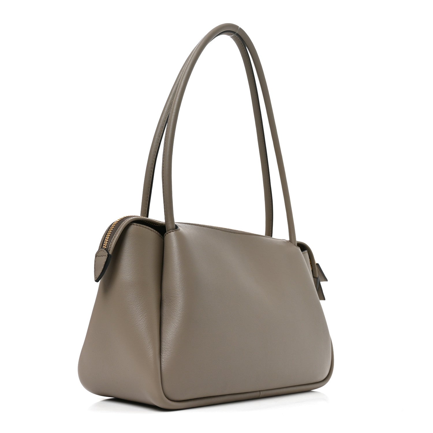 Prada Soft Calfskin Medium Darling Shoulder Bag Argilla 3 of 9