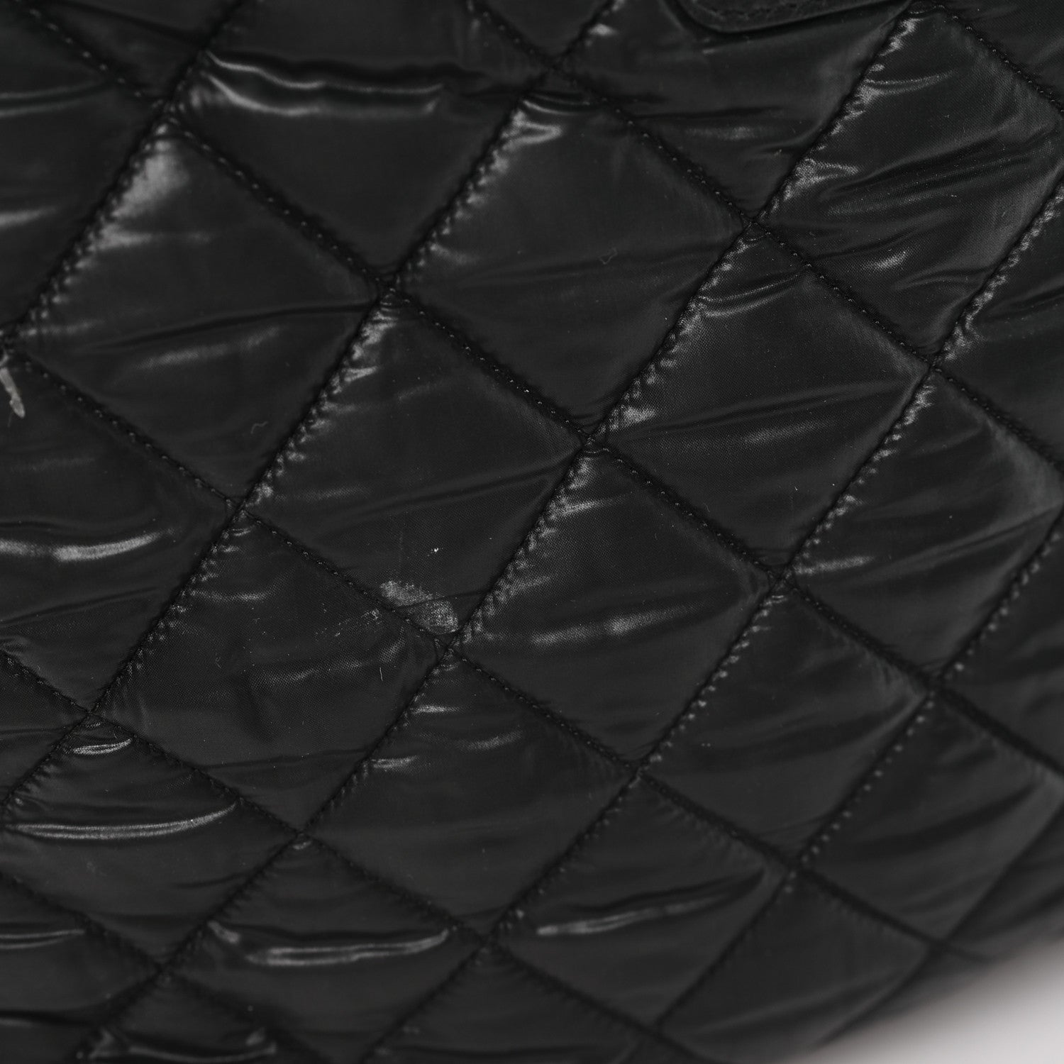 Chanel Nylon Quilted Coco Cocoon Backpack Black 13 of 14
