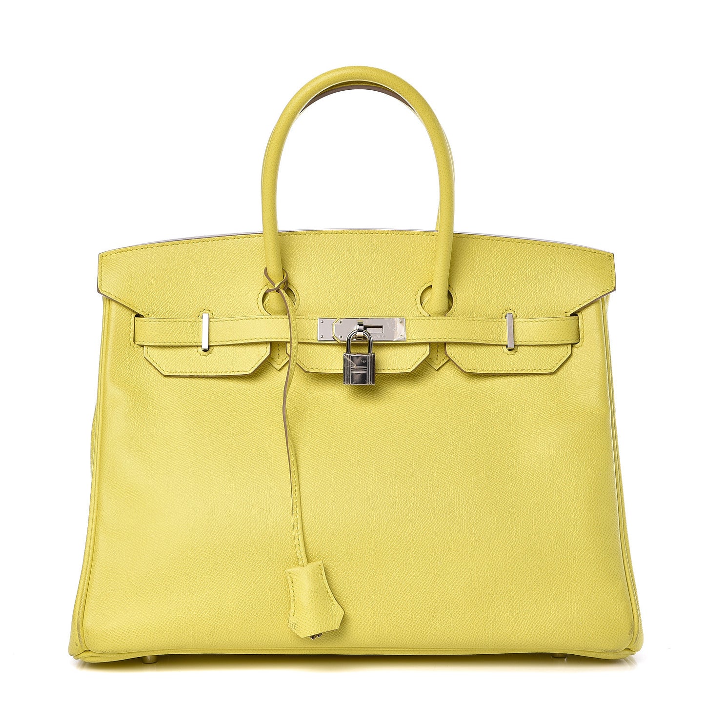 Epsom Birkin 35 Lime