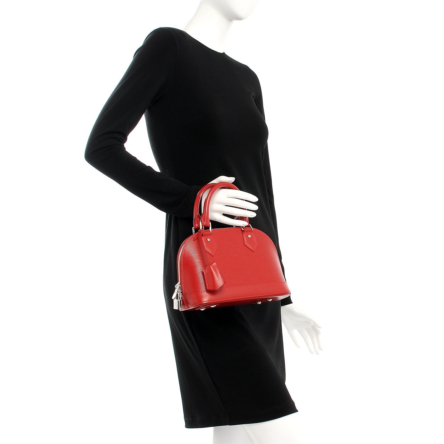 Louis Vuitton Epi Alma BB Carmine 3 of 7