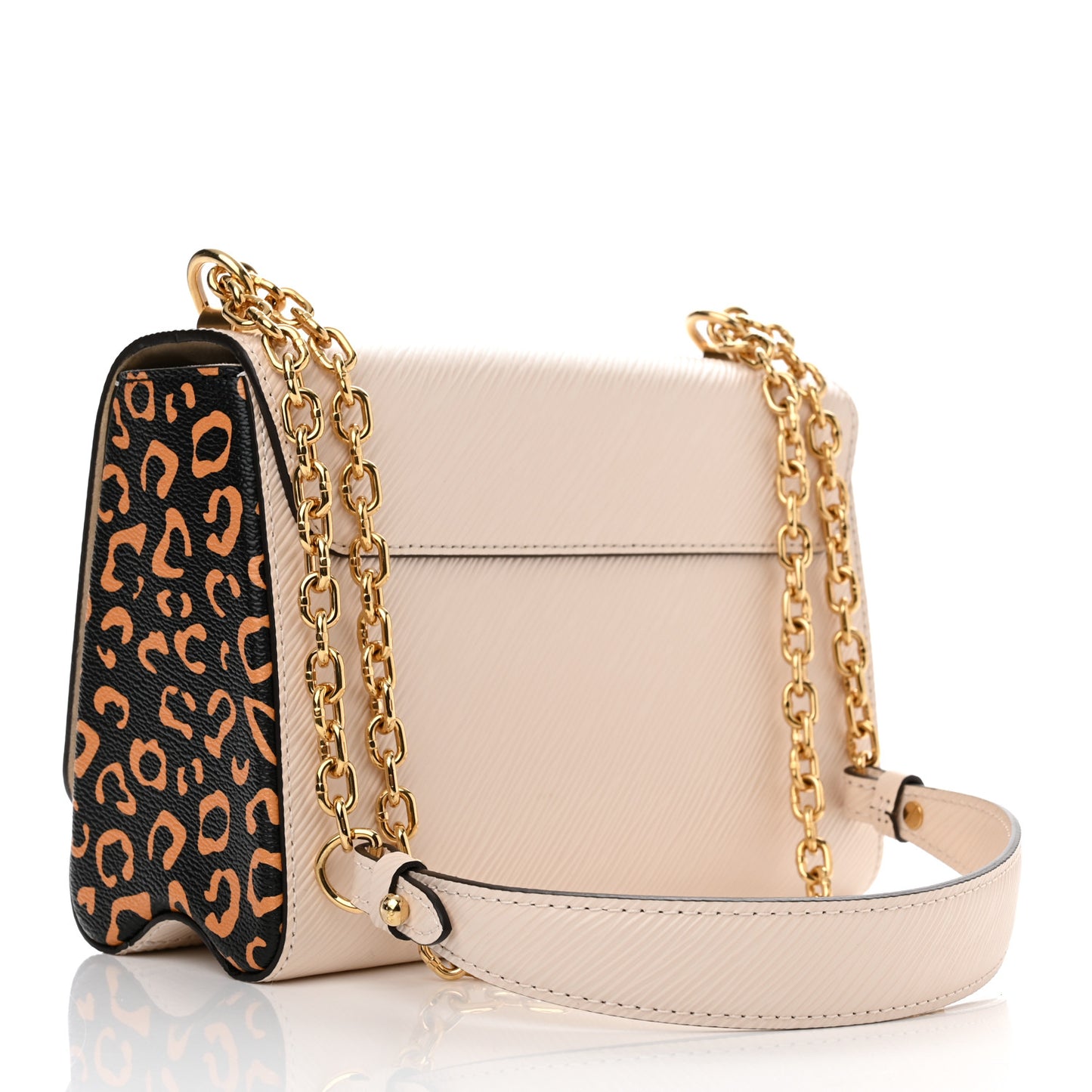 Epi Giant Jungle Twist Shoulder Bag MM Quartz
