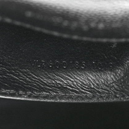 Saint Laurent Grain De Poudre Textured Mixed Matelasse Triquilt Medium Monogram Monochrome Satchel Black 8 of 12