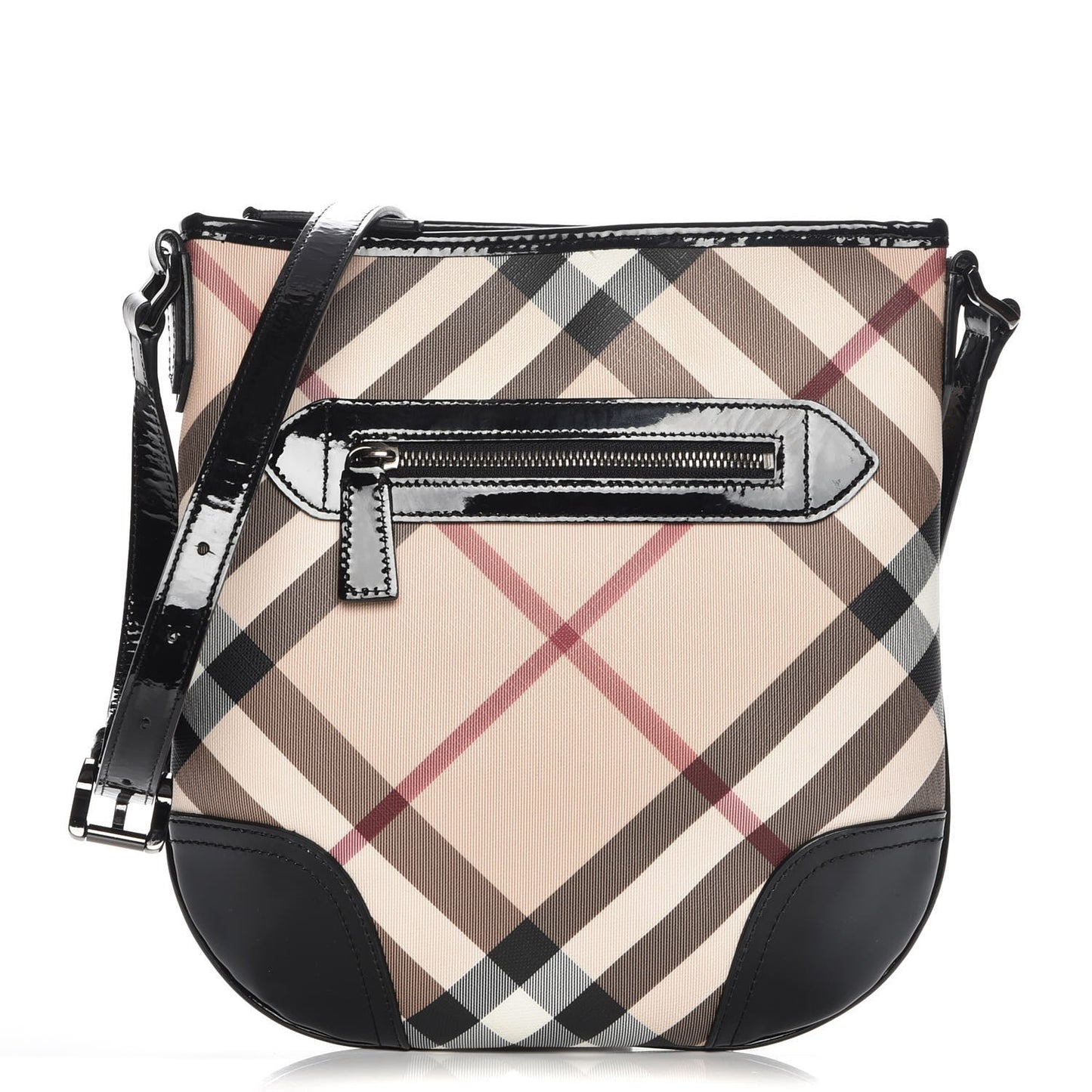 Supernova Check Small Dryden Crossbody Bag Black