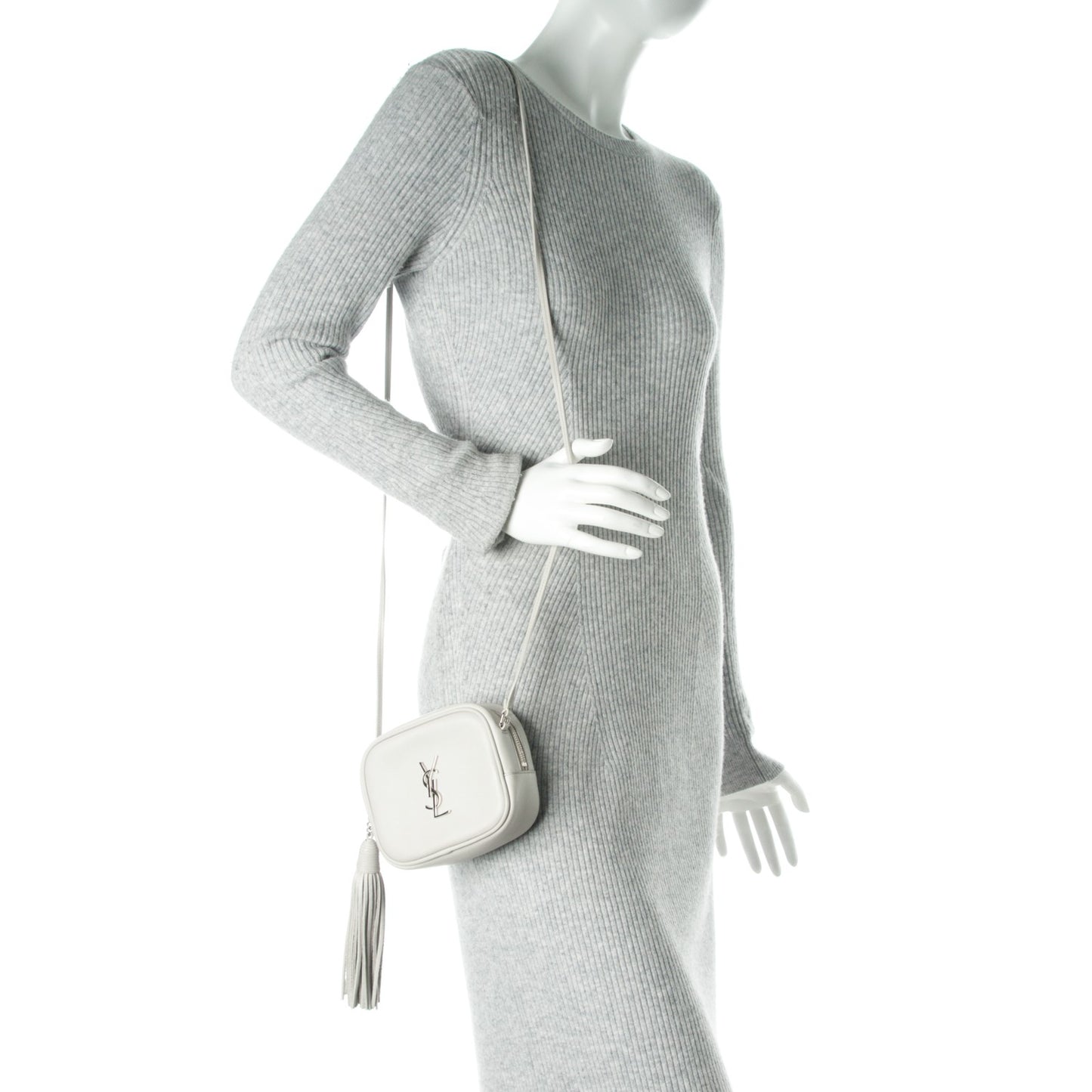 Nappa Monogram Blogger Bag Gris Perle