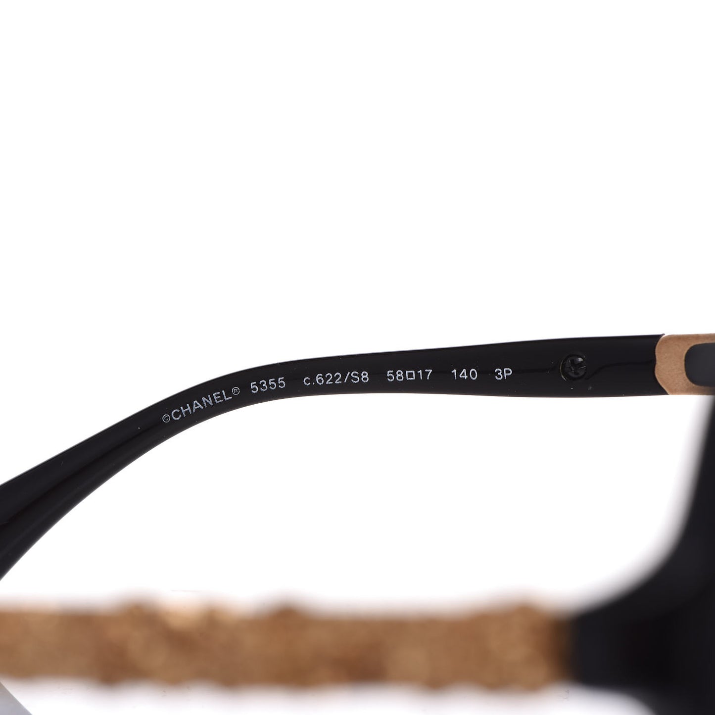 Acetate Polarized Bijou Square Sunglasses 5355 Black