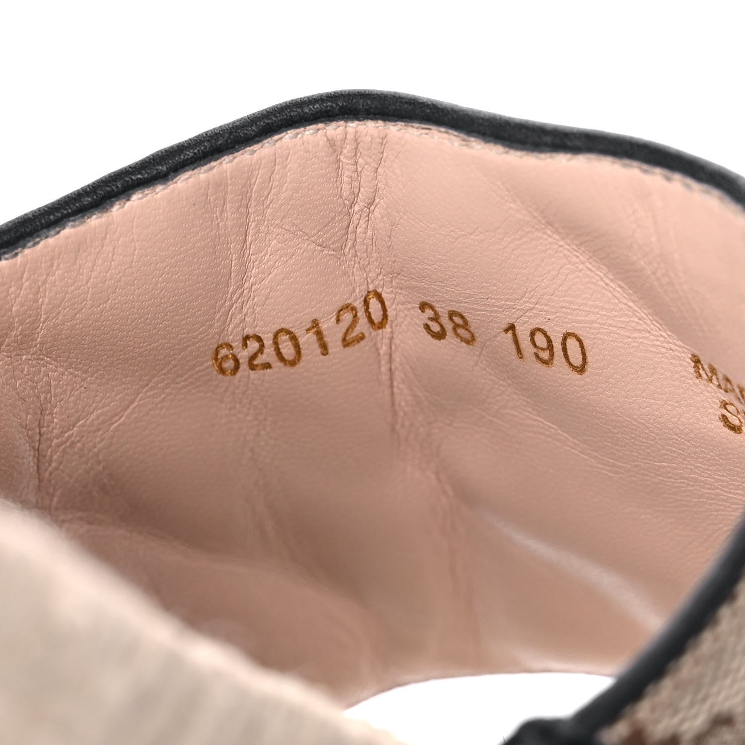 Gucci Monogram Matelasse GG Marmont Espadrille 20mm Slide Sandals 38 Beige Ebony Black 8 of 11