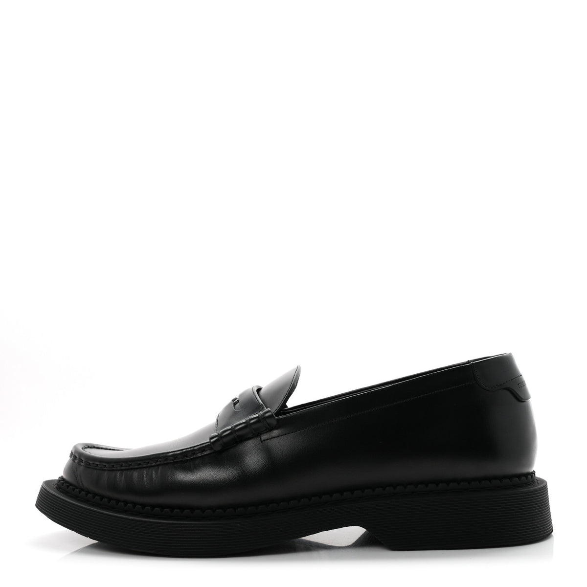 Calfskin Teddy Hellbourg 10 Mens Penny Loafer 43.5 Black