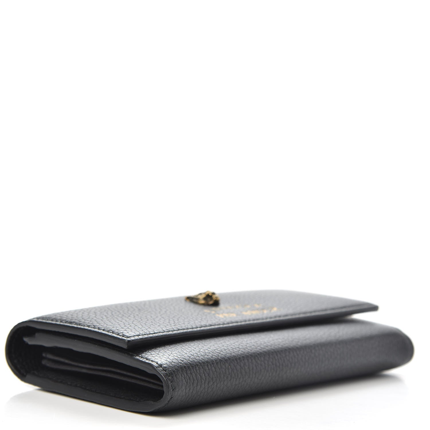 Gucci Calfskin Animalier Continental Wallet Black 4 of 9