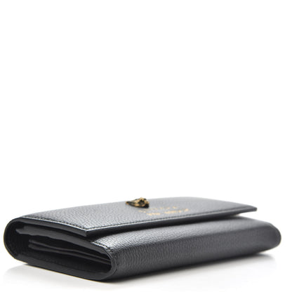 Gucci Calfskin Animalier Continental Wallet Black 4 of 9
