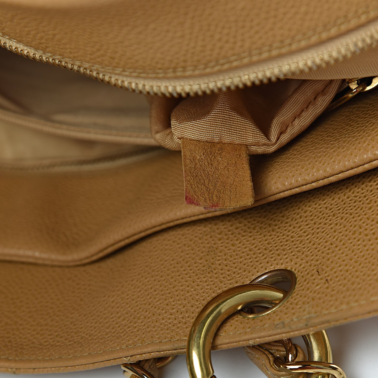 Chanel Caviar Quilted Grand Timeless Tote GTT Beige 8 of 26