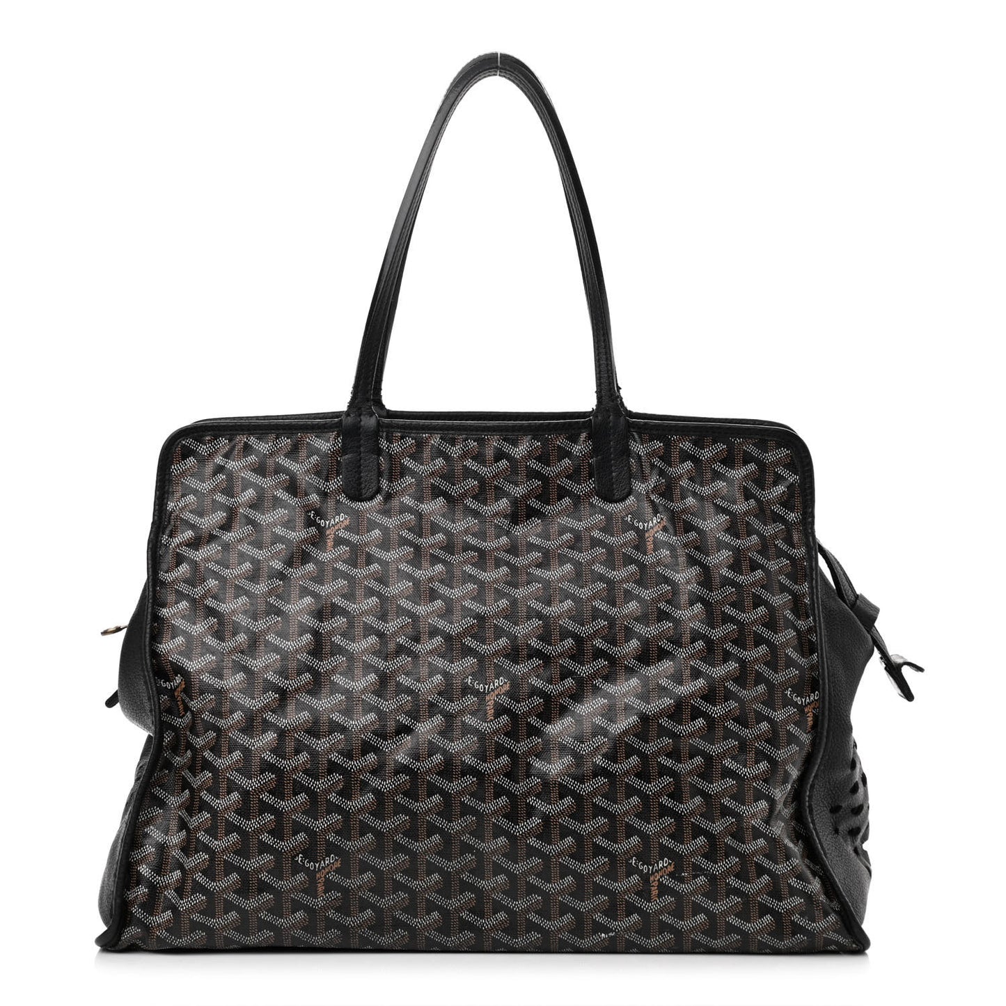 Goyardine Sac Hardy Pet Carrier PM Black