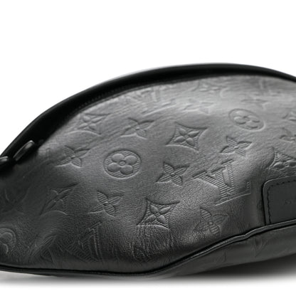 Louis Vuitton Calfskin Monogram Shadow Discovery Bumbag Black 8 of 11