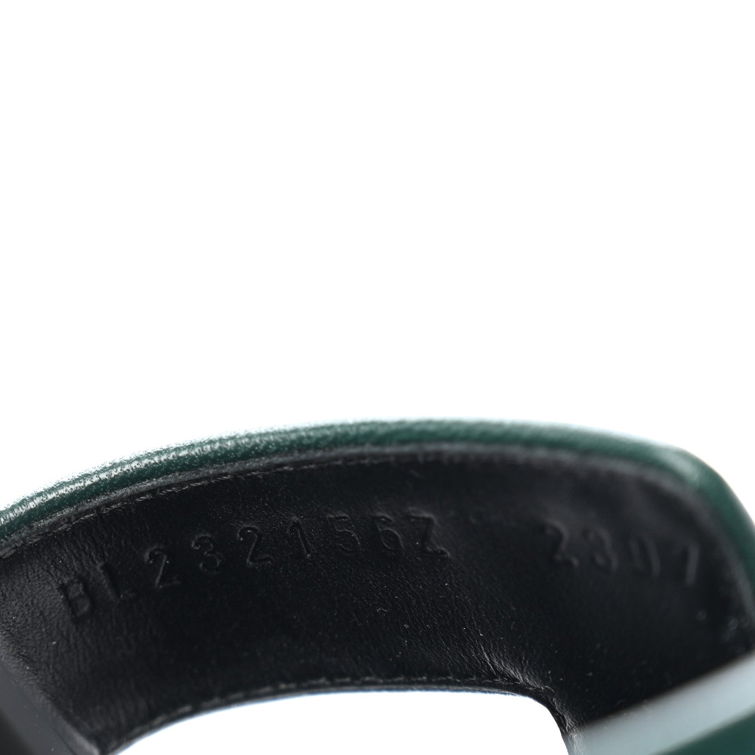 Hermes Velvet Nappa Oran Sandals 40 Vert Fonce 9 of 9