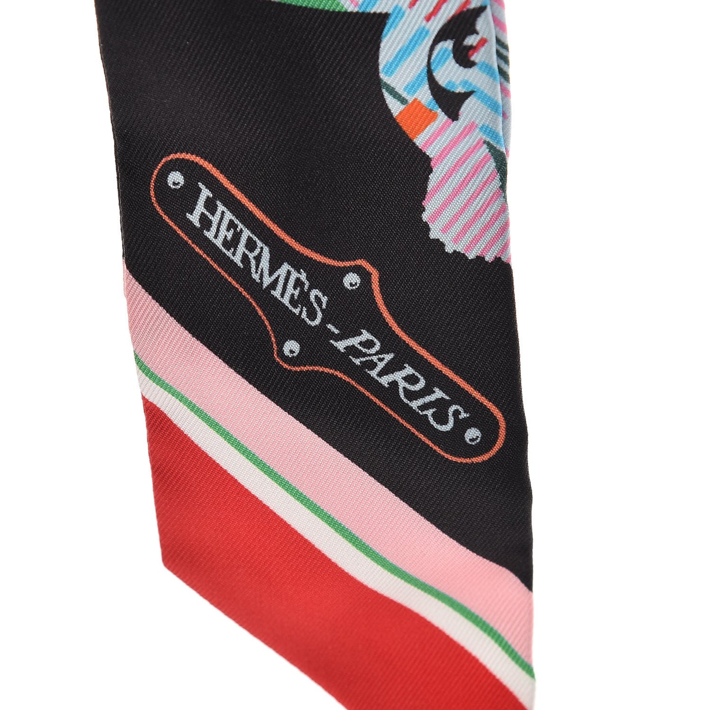 Silk Cavalcadour Morning Twilly Black Rouge Vert