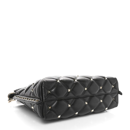 Valentino Garavani Nappa Candystud Shoulder Bag Black 4 of 9