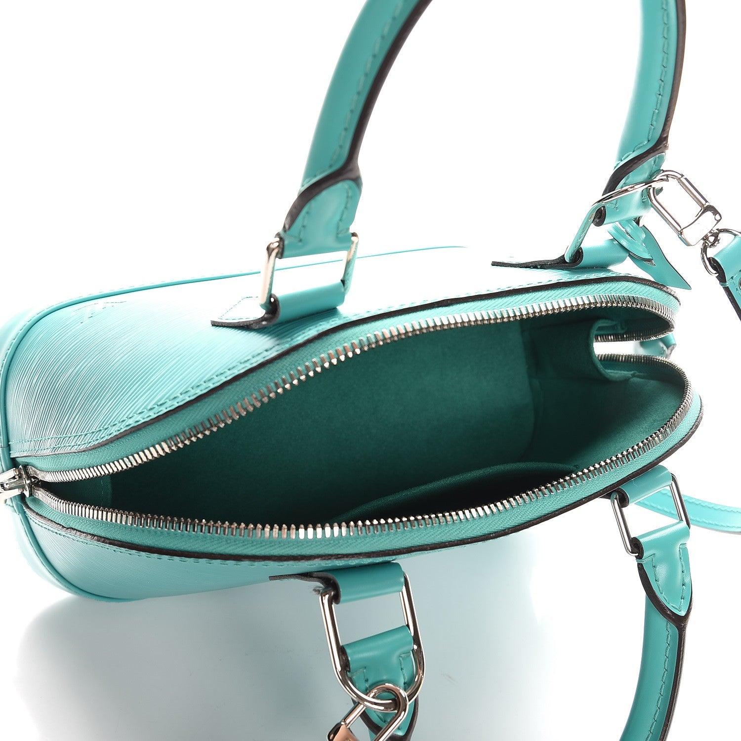 Louis Vuitton Epi Alma BB Turquoise 6 of 9