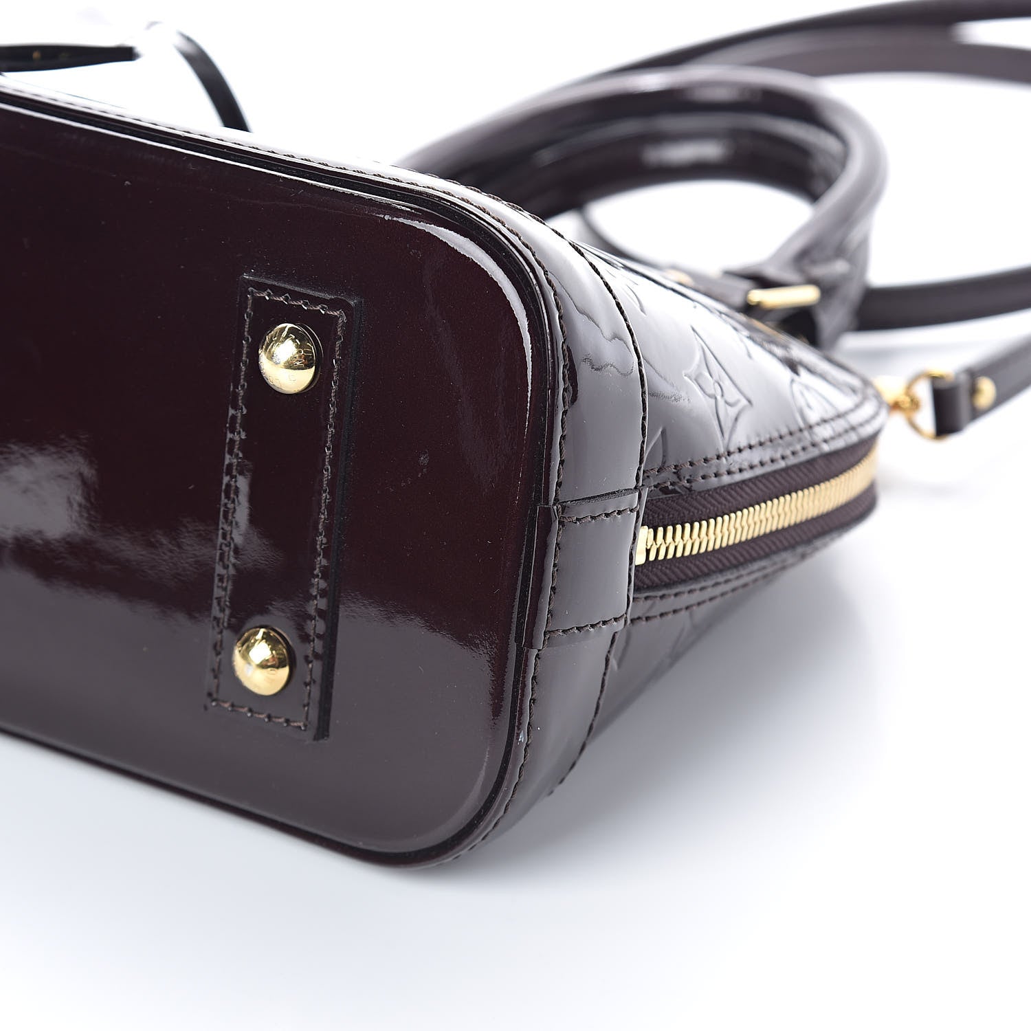 Louis Vuitton Vernis Alma BB Amarante 9 of 9