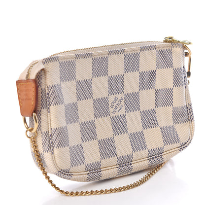 Louis Vuitton Damier Azur Mini Pochette Accessories 3 of 7