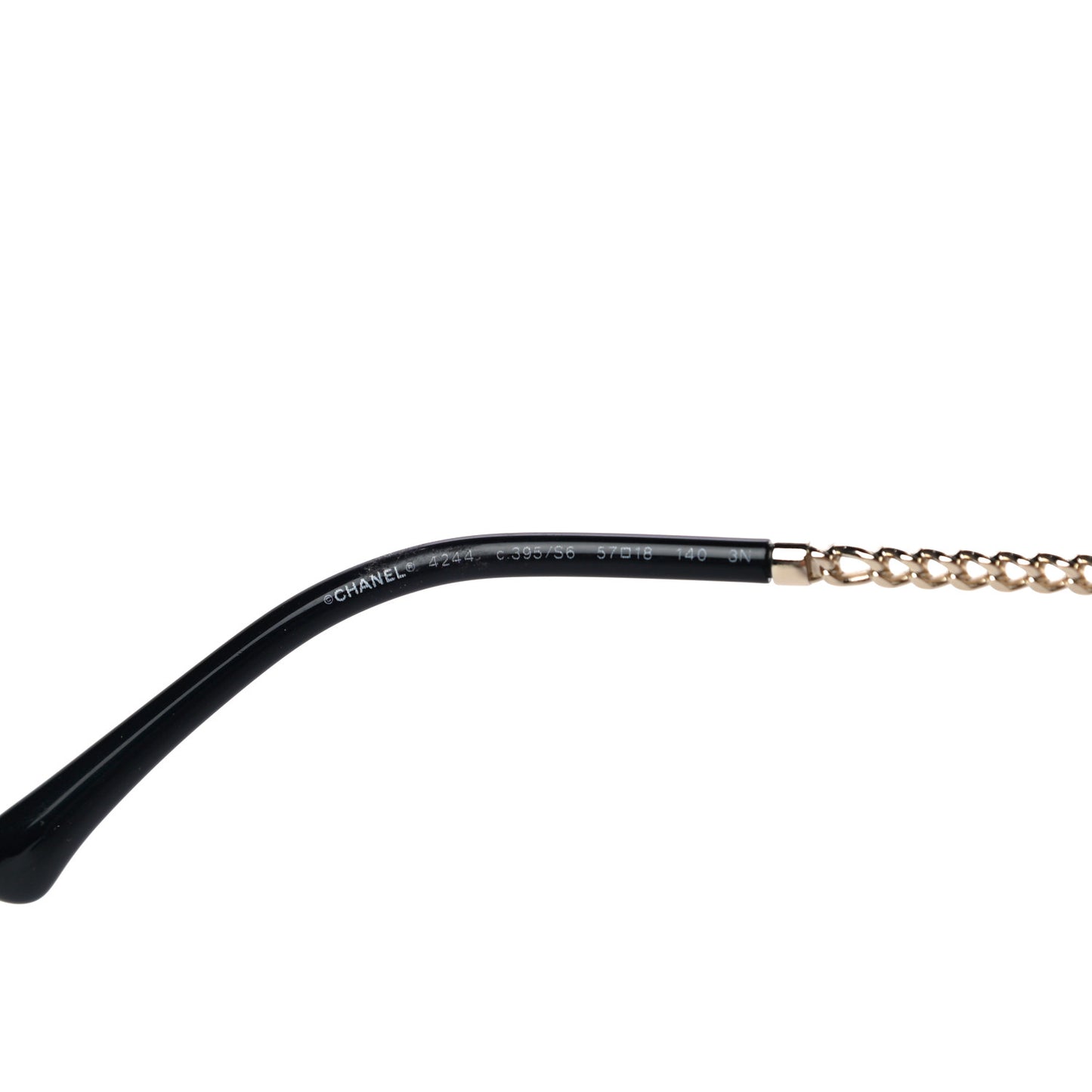 Chain Square Sunglasses 4244 Black