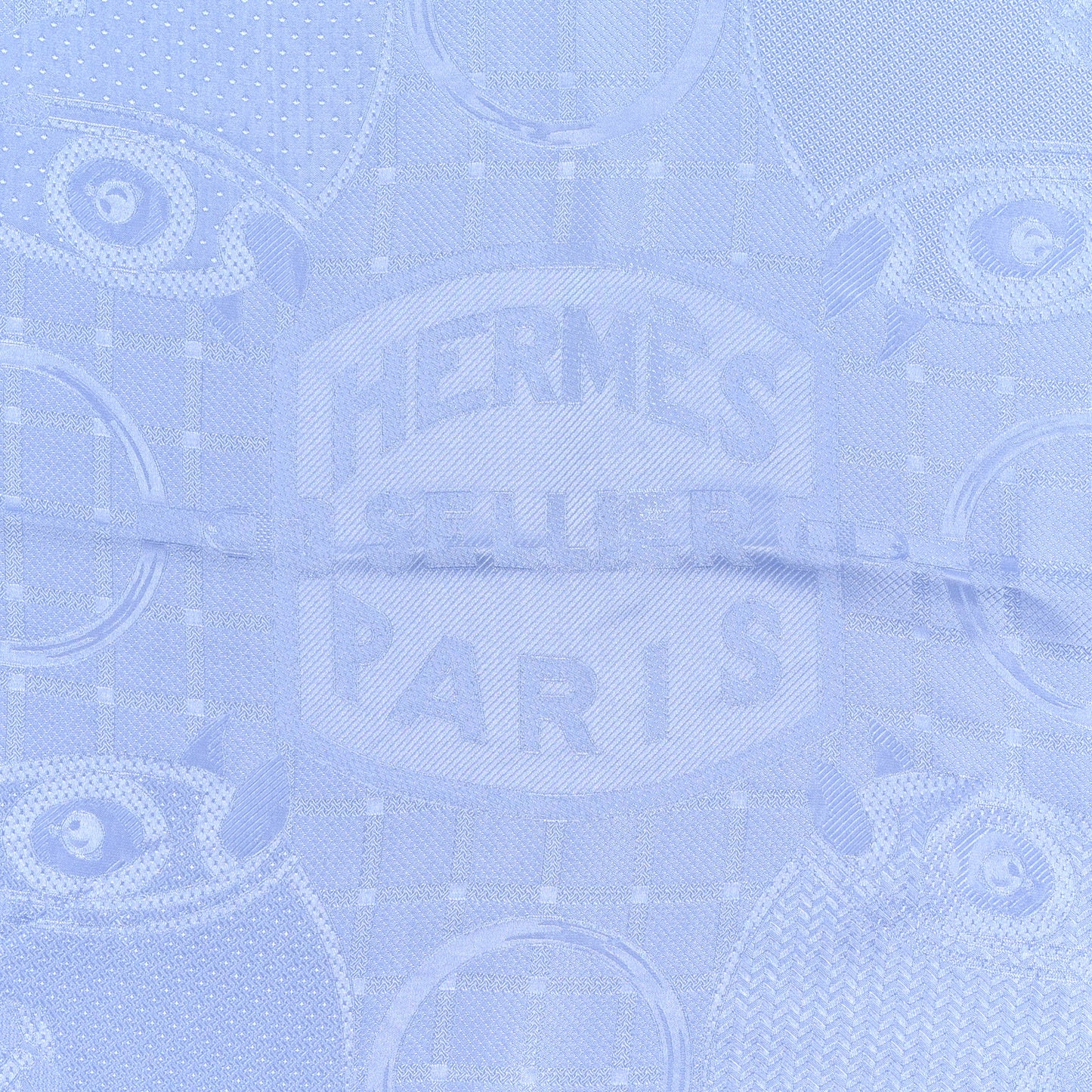 Silk Bouclerie Moderne Scarf 115 Bleu