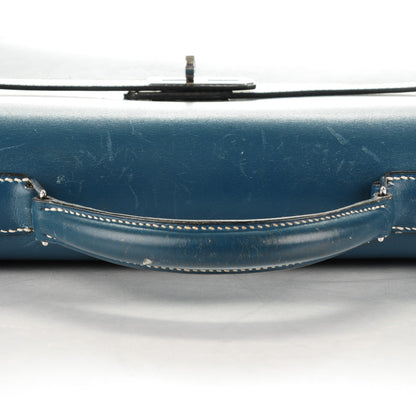 Hermes Box Kelly Depeche 38 Bleu Thalassa 16 of 34