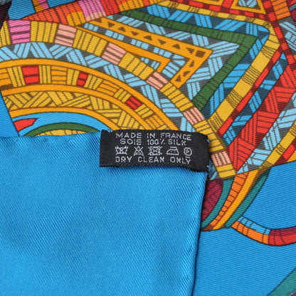 Hermes Silk Voyage En Etoffes Scarf 90 6 of 6