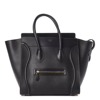 Celine Smooth Calfskin Mini Luggage Black 1 of 18