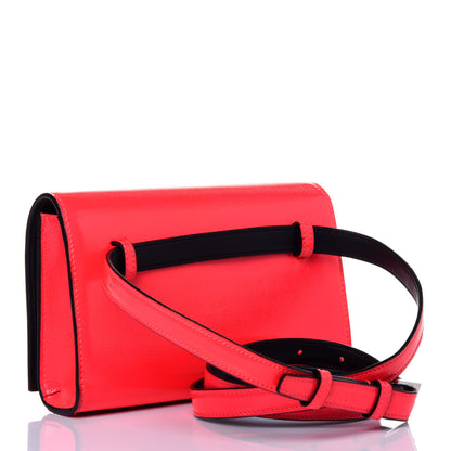 Saint Laurent Grain De Poudre Monogram Kate Belt Bag Neon Pink 3 of 10