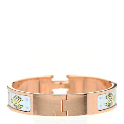 Hermes Enamel Printed Chorus Stellarum Narrow Clic Clac H Bracelet PM Hypno 3 of 5