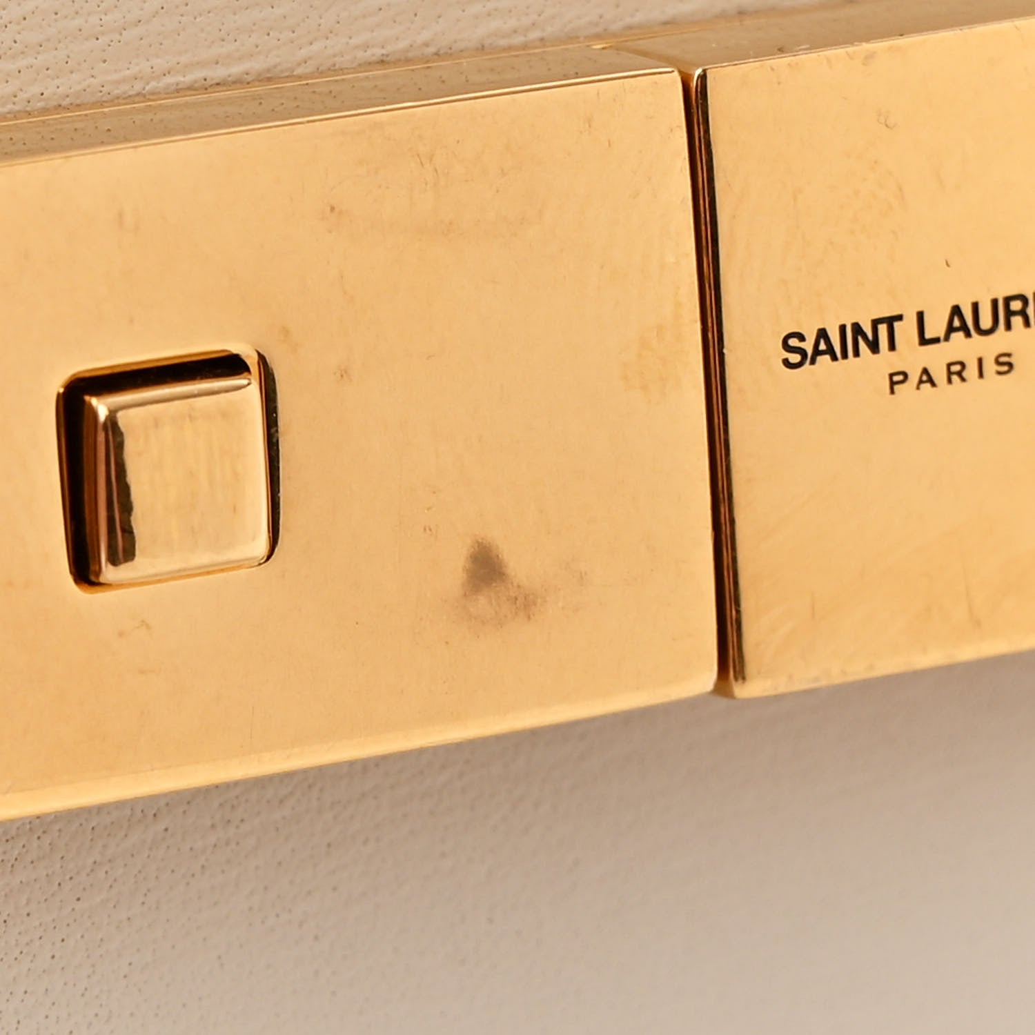 Saint Laurent Smooth Calfskin Manhattan Shoulder Bag Crema Soft 11 of 15