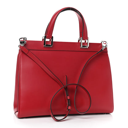 Gucci Shibuya Calfskin Medium Zumi Top Handle Bag Hibiscus Red 2 of 8