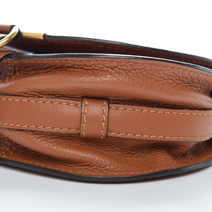 Chloe Calfskin Mini Marcie Round Crossbody Bag Tan 10 of 10