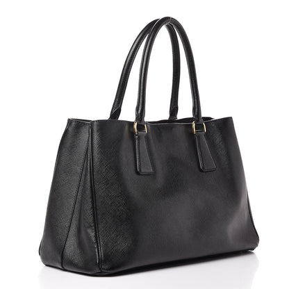 Prada Saffiano Lux Medium Tote Nero Black 3 of 12