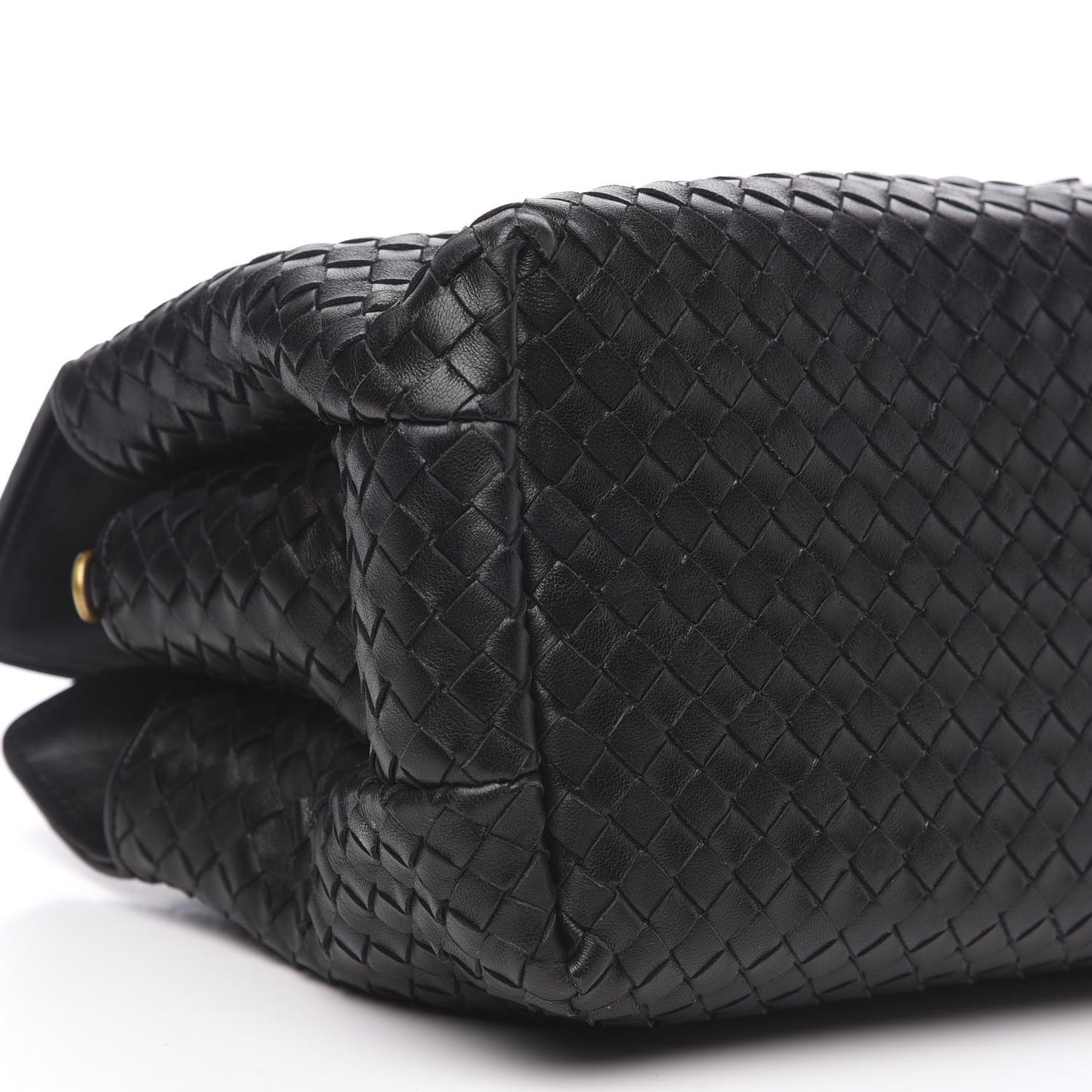 Nappa Intrecciato Convertible Duffel Black