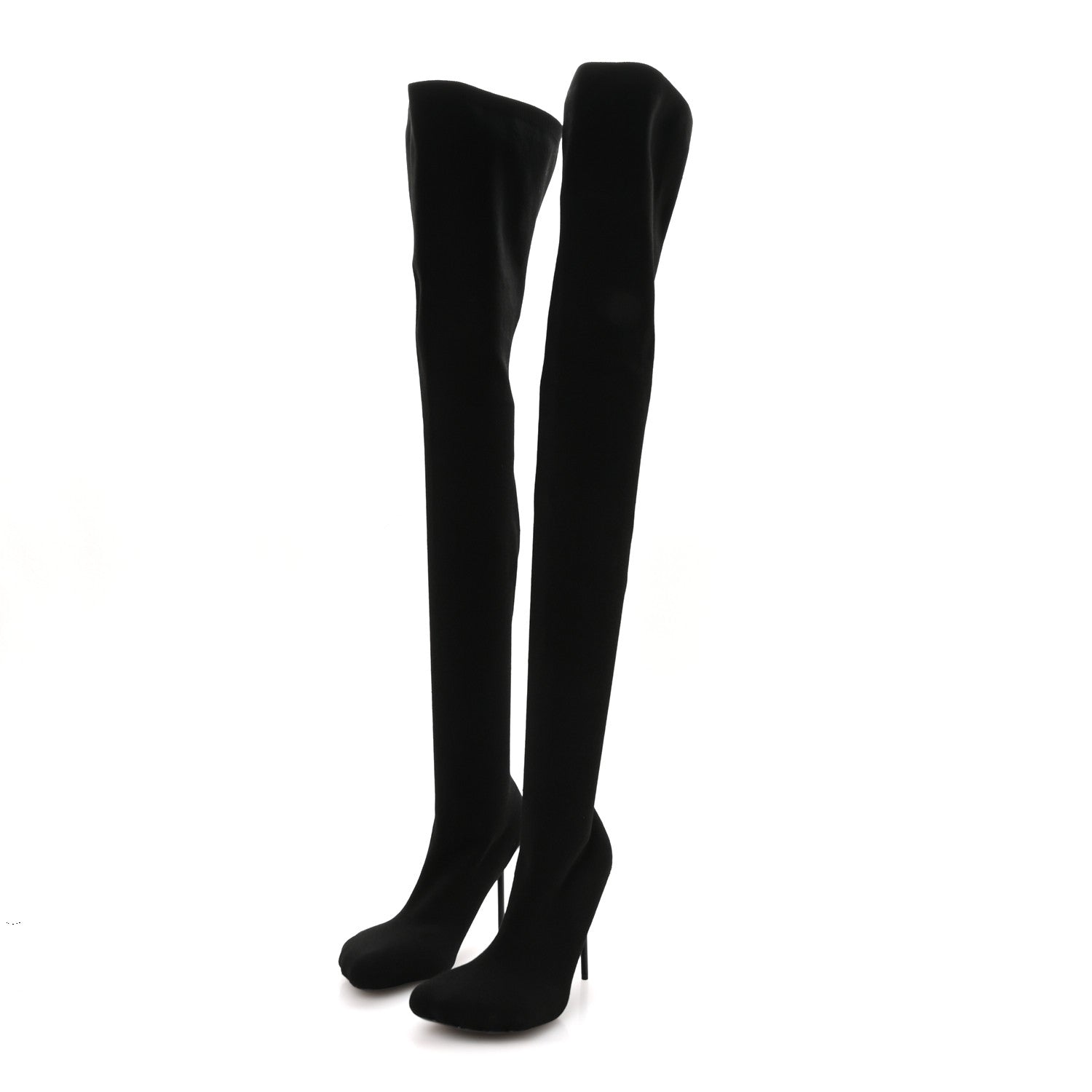 Balenciaga Knit Fetish Anatomic 110 Boots 37 Black 4 of 8