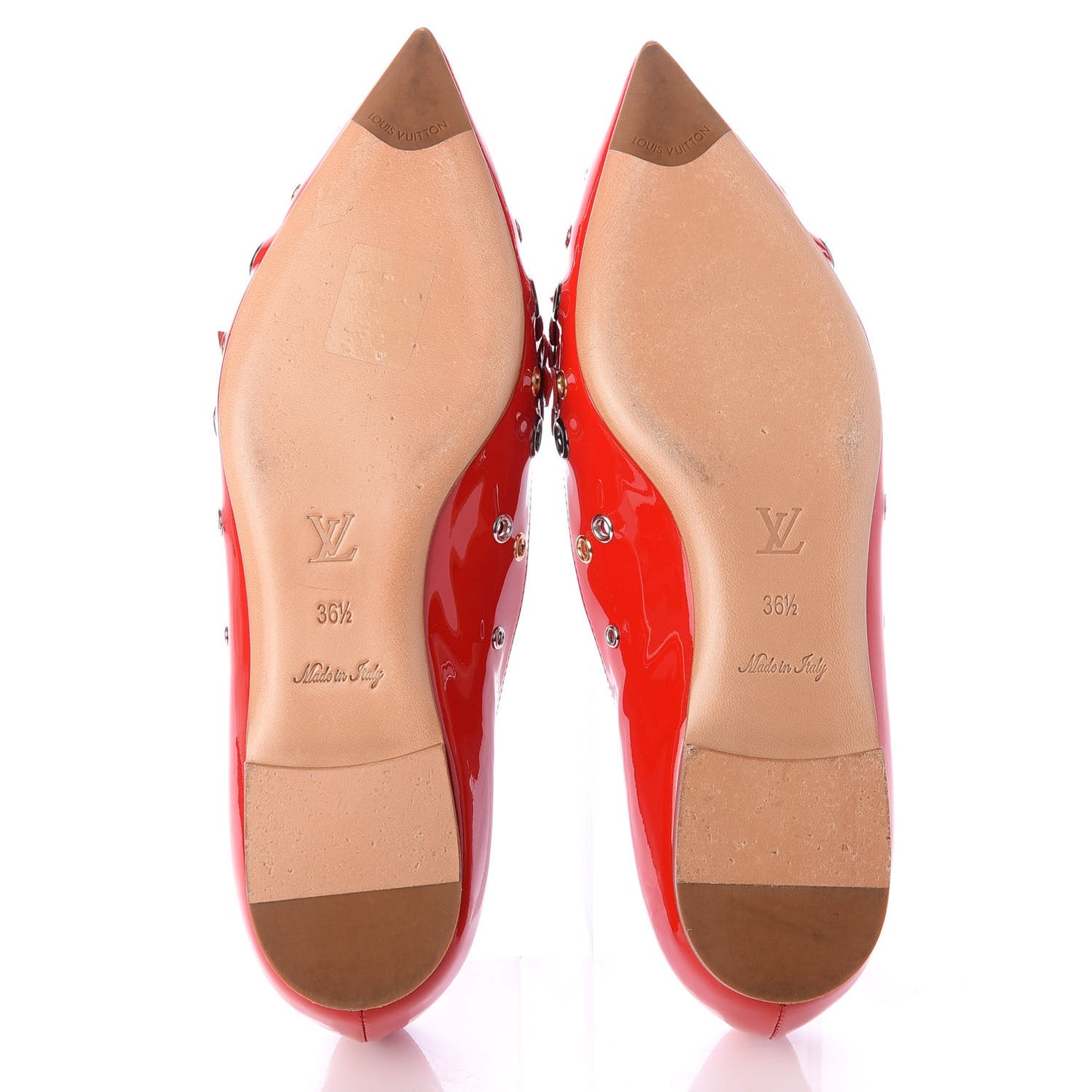 Patent Menina Ballerina Flats 36.5 Rouge
