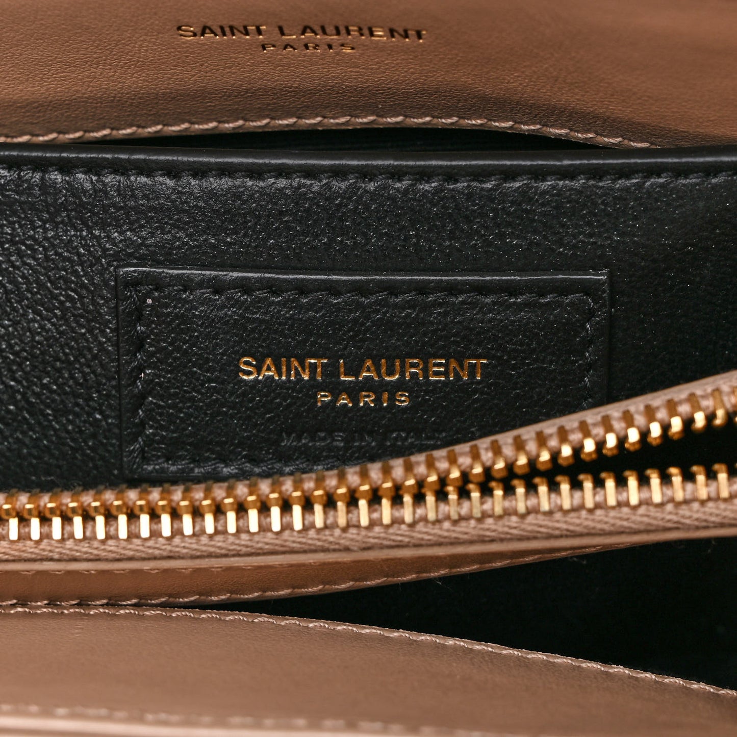 Calfskin Y Quilted Monogram Small Loulou Chain Satchel Dark Beige