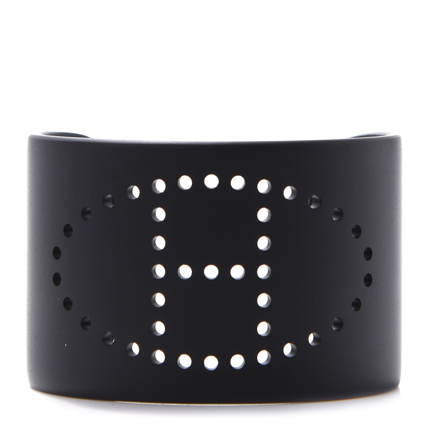 Hermes Aluminium Evelyne Sunset Cuff Bracelet T2 Black 1 of 4