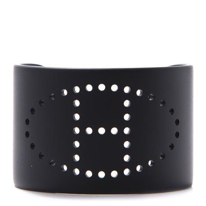 Hermes Aluminium Evelyne Sunset Cuff Bracelet T2 Black 1 of 4