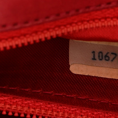 Chanel Lambskin Quilted CC Small Single Flap Red 8 of 13