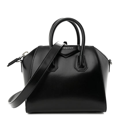 Givenchy Shiny Lord Calfskin Mini Antigona Black 1 of 10