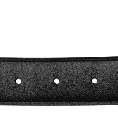 Hermes Box Togo 32mm Belt Strap 115 Black Chocolate 3 of 6