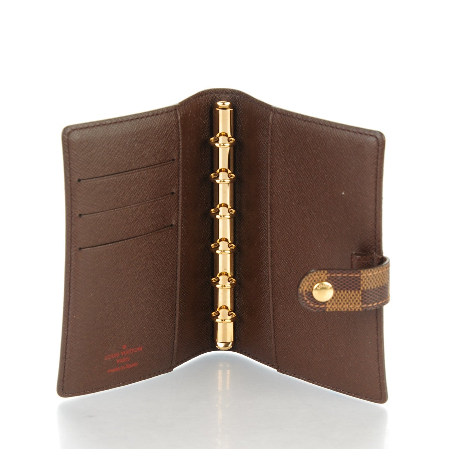 Damier Ebene Small Ring Agenda Cover