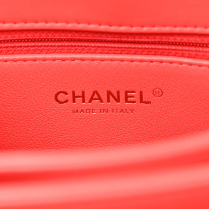 Chanel Lambskin Quilted Medium Trendy CC Flap Dual Handle Bag Coral 7 of 13