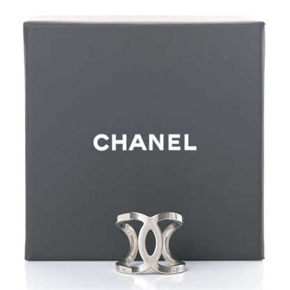 Chanel Metal CC Ring 61 Silver 6 of 6
