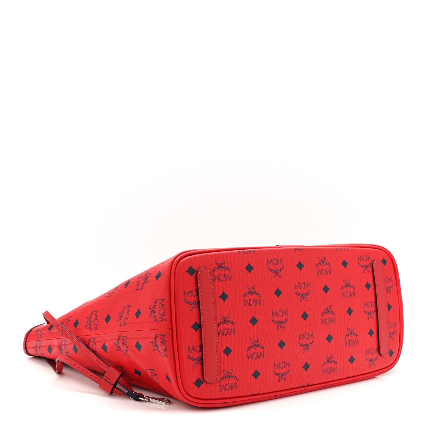 Visetos Medium Liz Reversible Shopper Tote Candy Red