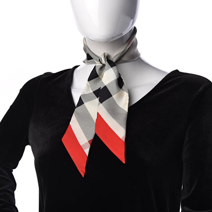 Proenza Schouler BURBERRY Silk Super Exploded Slim Scarf 2 of 3