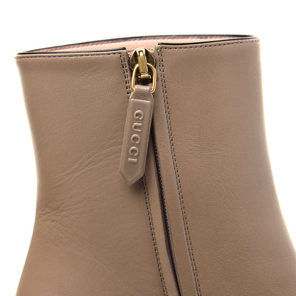 Gucci Malaga Kid GG Marmont Fringe 75mm Ankle Boots 38 Mud 9 of 11