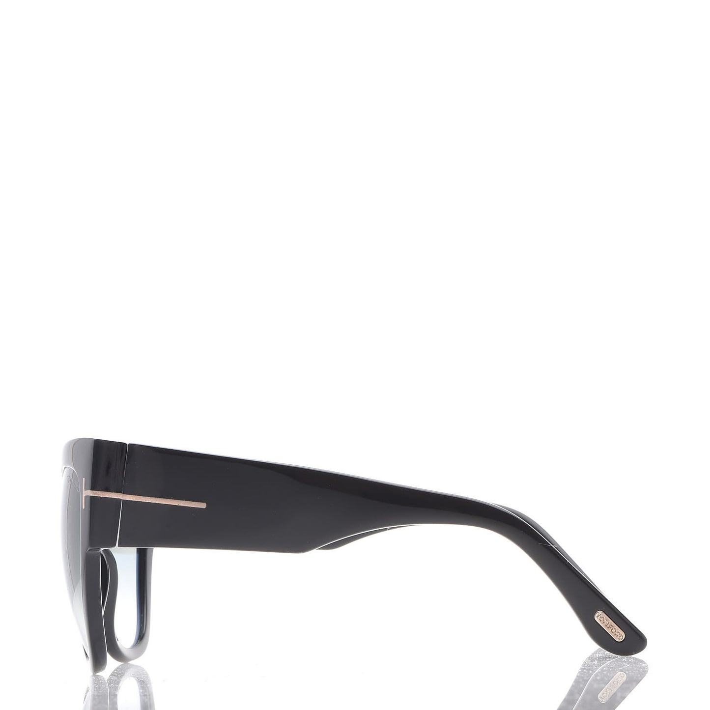 Acetate Anoushka Cat Eye Sunglasses TF371 Black