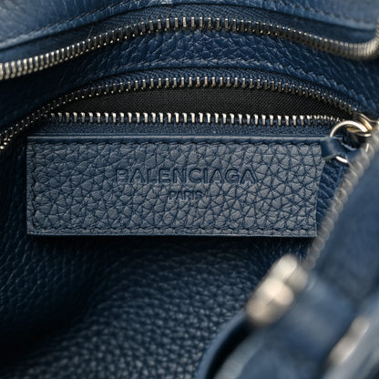 Balenciaga Veau Grana Perforated Blackout Hardware Nano City Bleu Profond 6 of 15